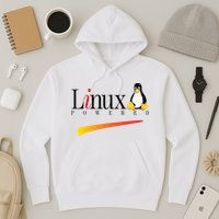 Linux Os Powered By Linux Tux Penguin Hoodie
