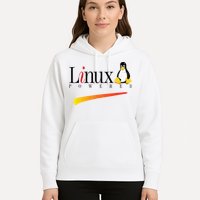 Linux Os Powered By Linux Tux Penguin Hoodie