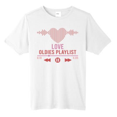 Love Oldies Playlist Heart Music Tall Fusion ChromaSoft Performance T-Shirt