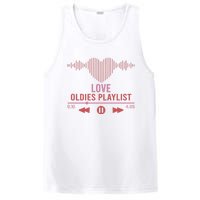 Love Oldies Playlist Heart Music PosiCharge Competitor Tank