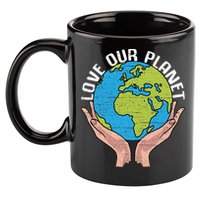 Love Our Planet Recycle Save The Environt Earth Day Gift 11oz C Handle Ceramic Mug