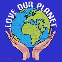 Love Our Planet Recycle Save The Environt Earth Day Gift Pom Pom 12in Knit Beanie