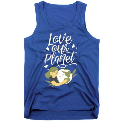 Love Our Planet Earth Day Conservation Nature Save Cute Gift Tank Top