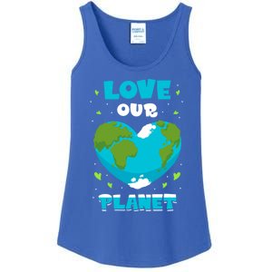 Love Our Planet Nature Conservation Save Earth Day Gift Ladies Essential Tank