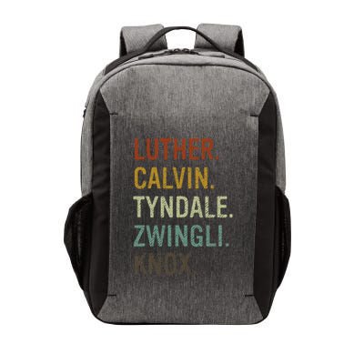 List Of Reformers Theology Reformed Christian Luther Calvin Vector Backpack