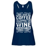 Lord Give Me Coffee And Wine Ladies Essential Flowy Tank