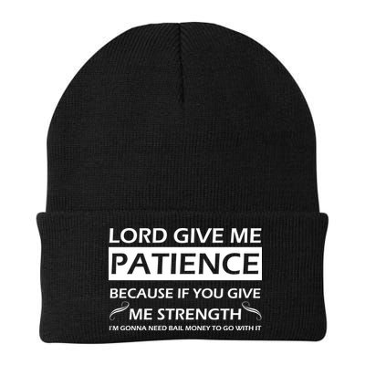 Lord Give Me Patience Beanie