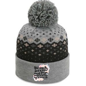 Lord of Peace The Baniff Cuffed Pom Beanie