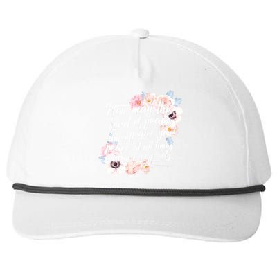 Lord of Peace Snapback Five-Panel Rope Hat