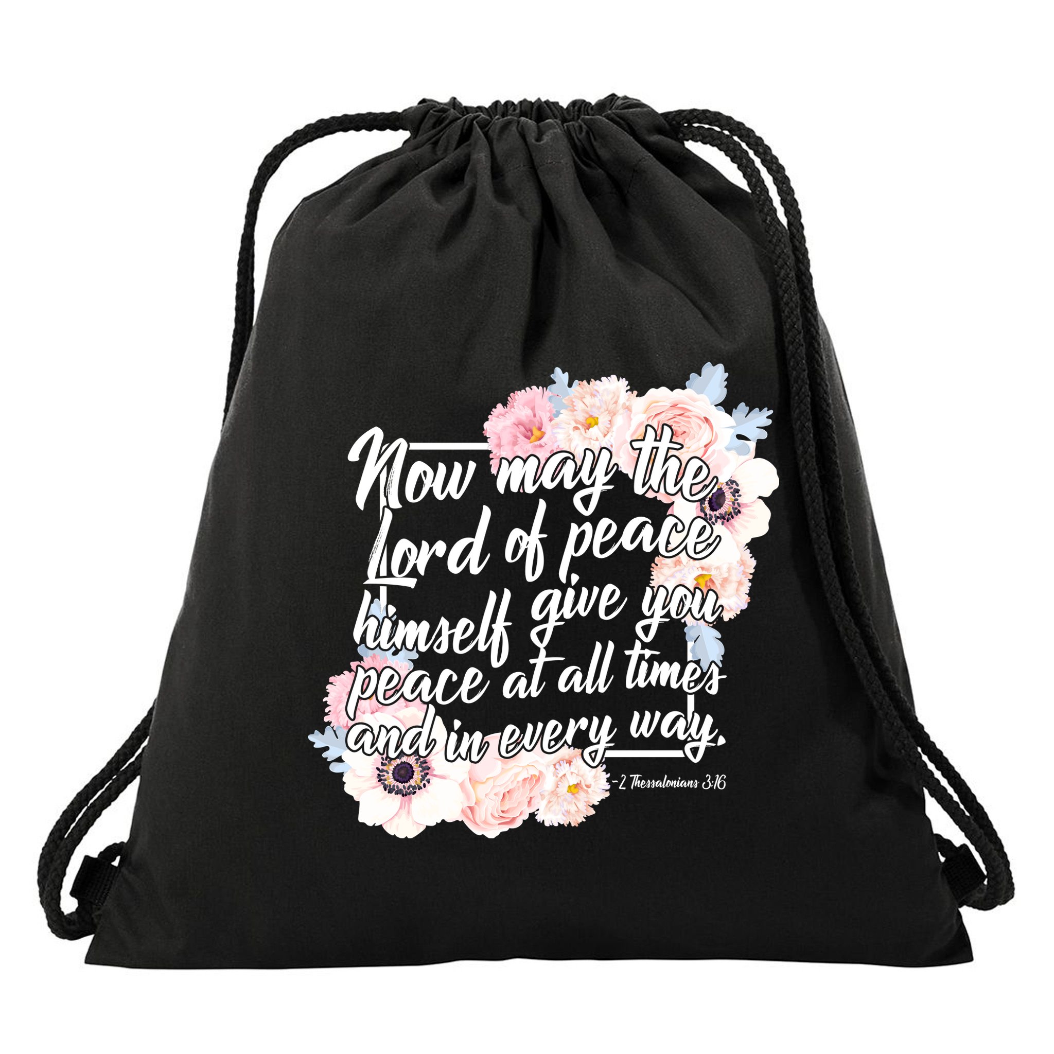 Lord of Peace Drawstring Bag