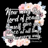 Lord of Peace Drawstring Bag