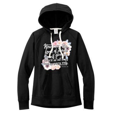 Lord of Peace Women's Fleece Hoodie