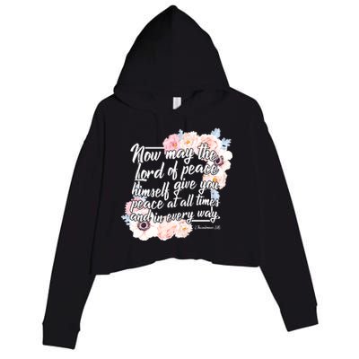 Lord of Peace Crop Fleece Hoodie