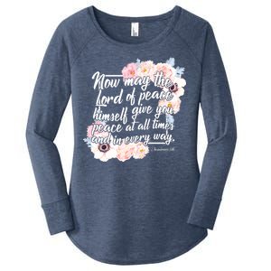 Lord of Peace Women's Perfect Tri Tunic Long Sleeve Shirt