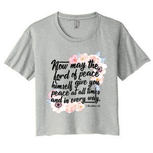 Lord of Peace Women's Crop Top Tee