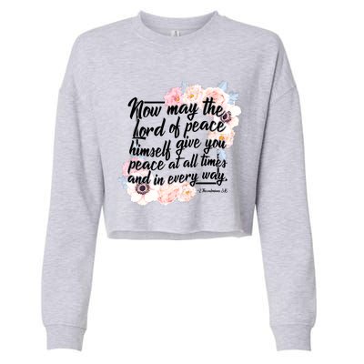 Lord of Peace Cropped Pullover Crew