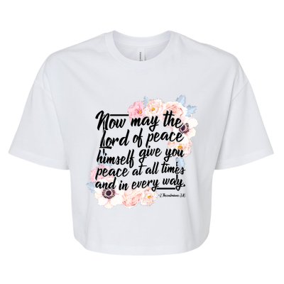 Lord of Peace Bella+Canvas Jersey Crop Tee