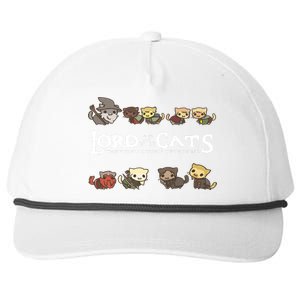 Lord Of The Cats The Furrllowship Of The Ring Snapback Five-Panel Rope Hat