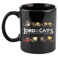 Lord Of The Cats The Furrllowship Of The Ring 11oz C Handle Ceramic Mug