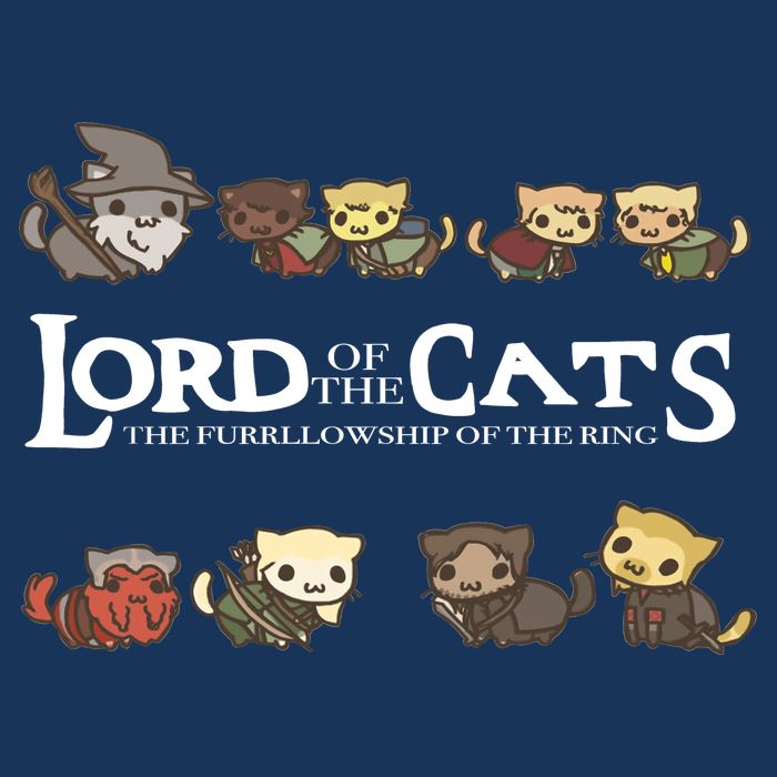Lord Of The Cats The Furrllowship Of The Ring Cooling Performance Crew T-Shirt