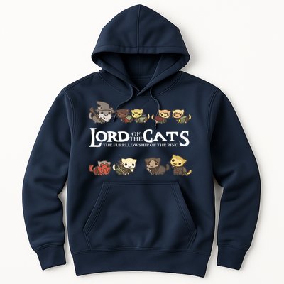 Lord Of The Cats The Furrllowship Of The Ring Hoodie