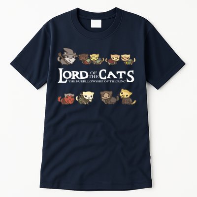 Lord Of The Cats The Furrllowship Of The Ring Tall T-Shirt