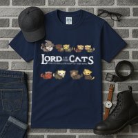 Lord Of The Cats The Furrllowship Of The Ring Tall T-Shirt
