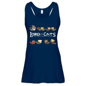 Lord Of The Cats The Furrllowship Of The Ring Ladies Essential Flowy Tank