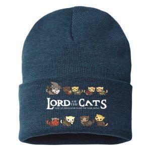 Lord Of The Cats The Furrllowship Of The Ring Sustainable Knit Beanie