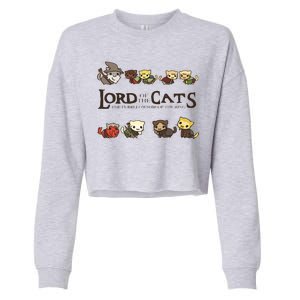 Lord Of The Cats The Furrllowship Of The Ring Cropped Pullover Crew