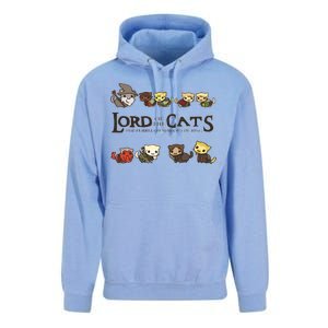 Lord Of The Cats The Furrllowship Of The Ring Unisex Surf Hoodie