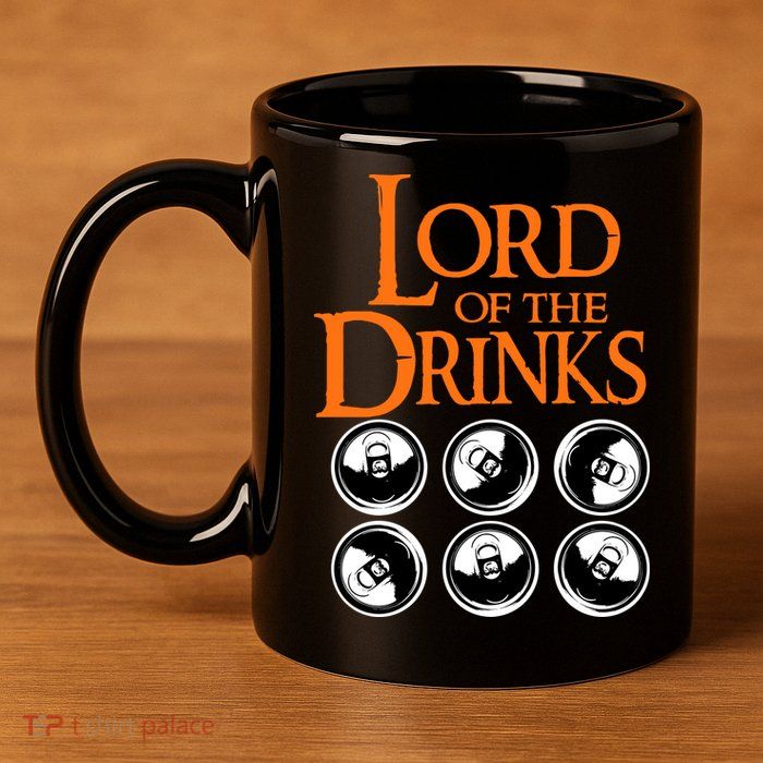 Lord Of The Drinks 11oz C Handle Ceramic Mug