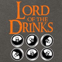 Lord Of The Drinks Cotton Canvas Backpack