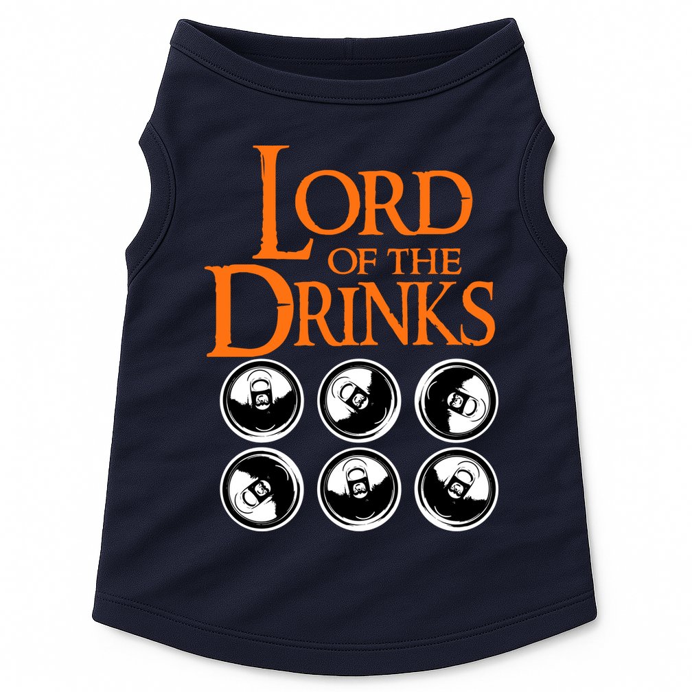Lord Of The Drinks Doggie Tank