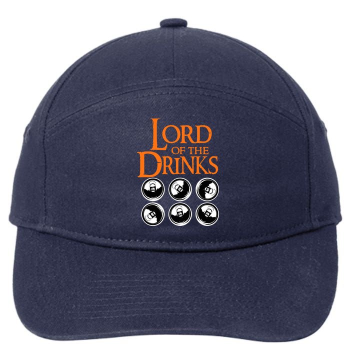 Lord Of The Drinks 7-Panel Snapback Hat