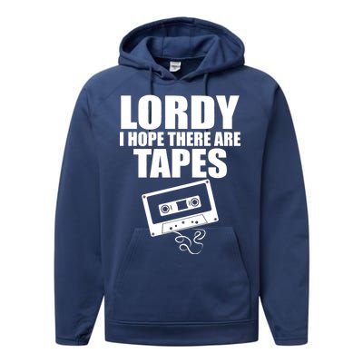 Lordy I Hope There Are Tapes Comey Catchphrase Performance Fleece Hoodie