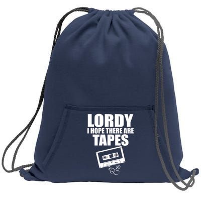 Lordy I Hope There Are Tapes Comey Catchphrase Sweatshirt Cinch Pack Bag