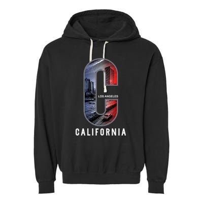 Los Angeles Garment-Dyed Fleece Hoodie