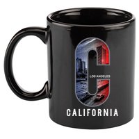 Los Angeles 11oz C Handle Ceramic Mug