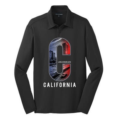 Los Angeles Silk Touch Performance Long Sleeve Polo