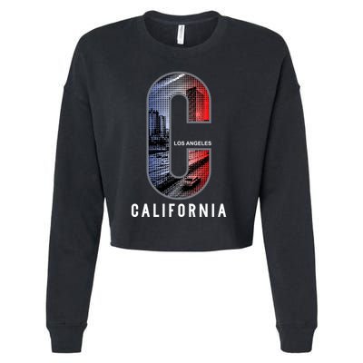 Los Angeles Cropped Pullover Crew