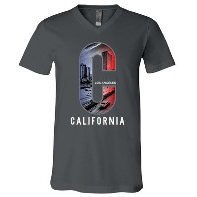 Los Angeles V-Neck T-Shirt