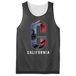 Los Angeles Mesh Reversible Basketball Jersey Tank