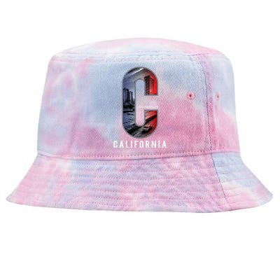 Los Angeles Tie-Dyed Bucket Hat