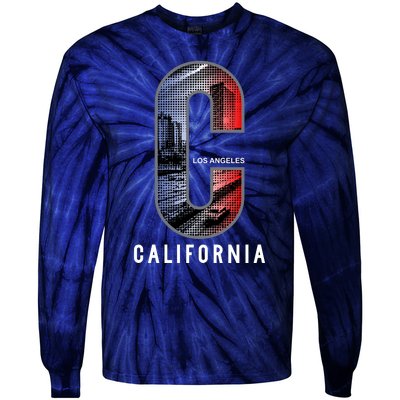 Los Angeles Tie-Dye Long Sleeve Shirt