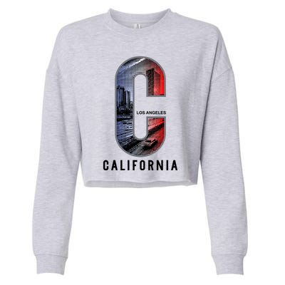 Los Angeles Cropped Pullover Crew