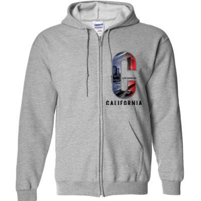 Los Angeles Full Zip Hoodie