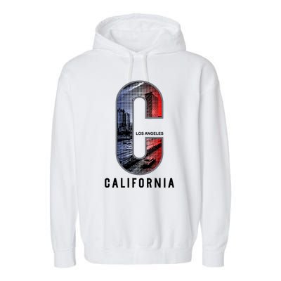 Los Angeles Garment-Dyed Fleece Hoodie