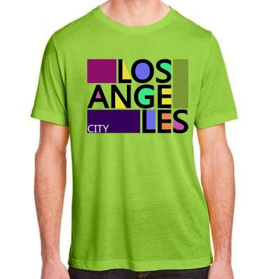 Los Angeles 1980's Logo Adult ChromaSoft Performance T-Shirt