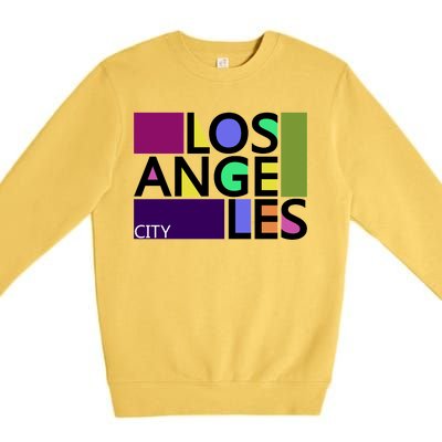 Los Angeles 1980's Logo Premium Crewneck Sweatshirt